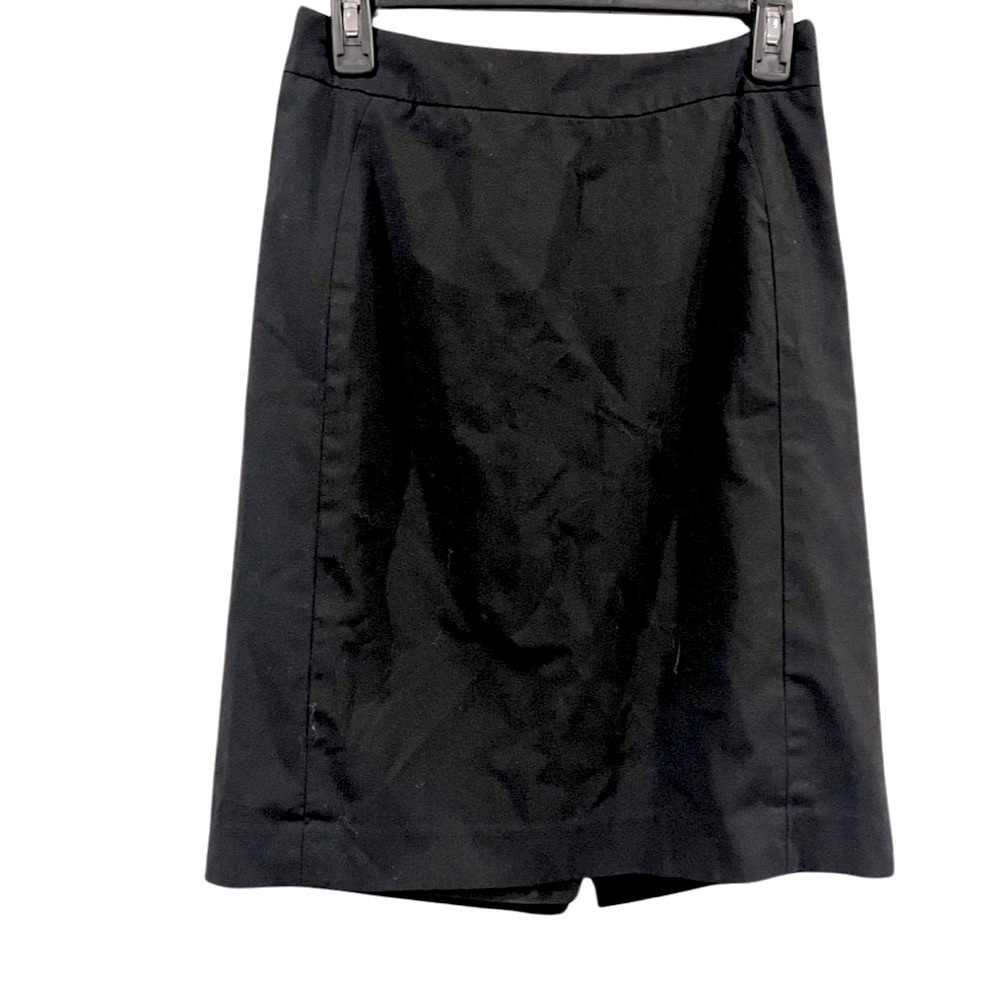 Banana Republic Womens Black Vented Straight Pencil Skirt Size 0
